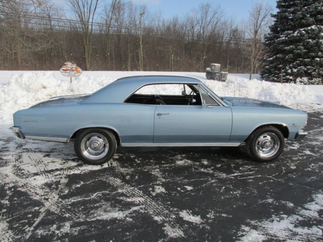 1966 Mist Blue Chevrolet Chevelle Coupe