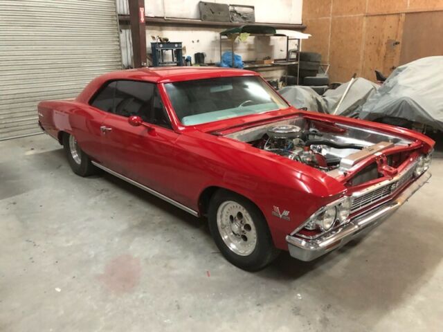 1966 Red Chevrolet Chevelle Coupe