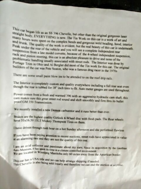 1966 Red Chevrolet Chevelle Coupe