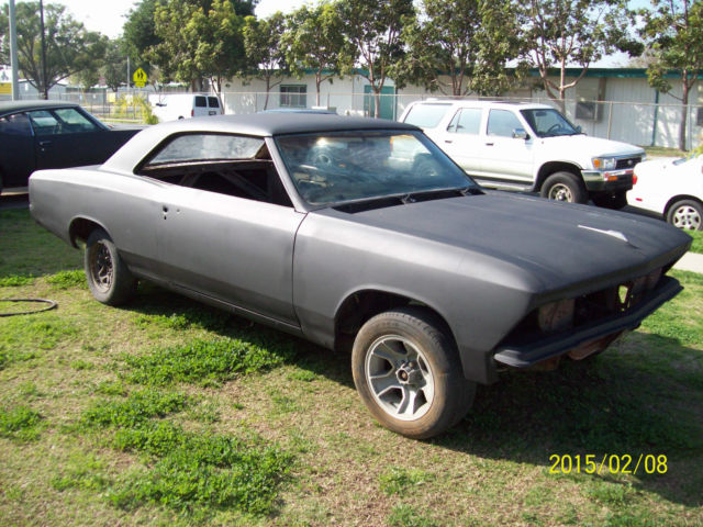 1966 Black Chevrolet Chevelle 2 door