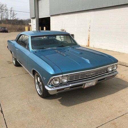 1966 Blue Chevrolet Chevelle Coupe