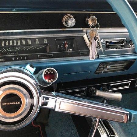 1966 Blue Chevrolet Chevelle Coupe