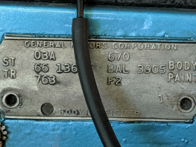 1966 Marina Blue Chevrolet Chevelle Convertible