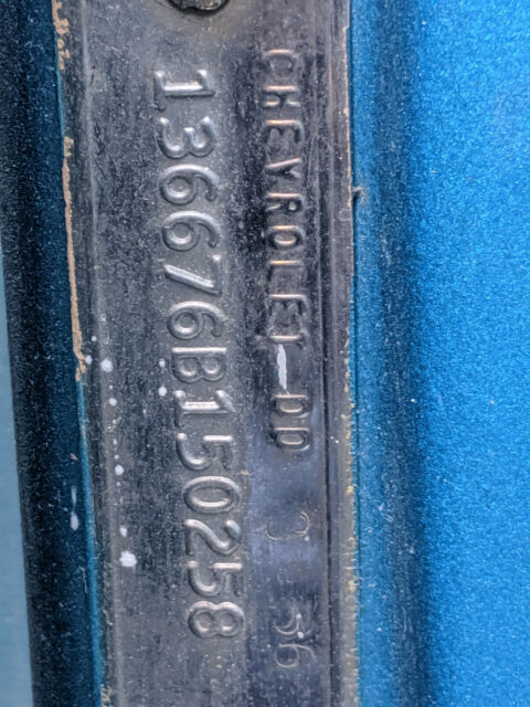 1966 Marina Blue Chevrolet Chevelle Convertible