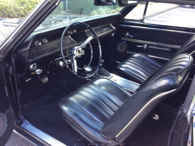 1966 Black Chevrolet Chevelle Convertible