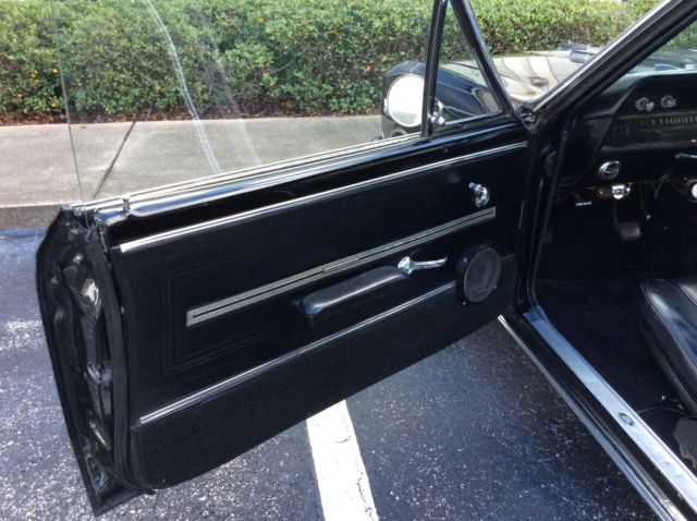 1966 Black Chevrolet Chevelle Convertible