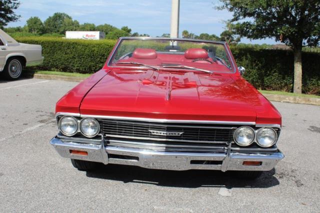 1966 Red Chevrolet Chevelle Coupe