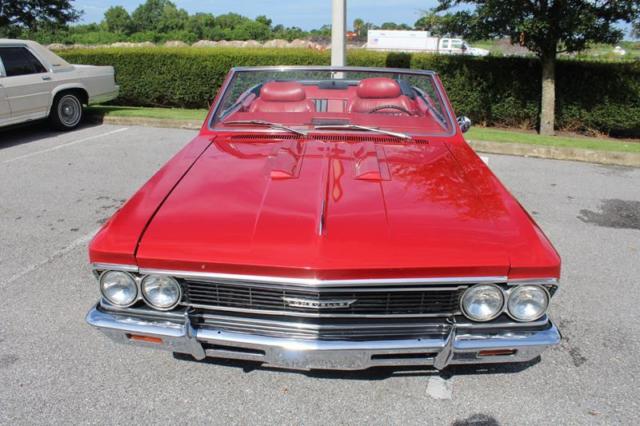 1966 Red Chevrolet Chevelle Coupe