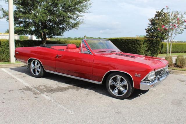 1966 Red Chevrolet Chevelle Coupe
