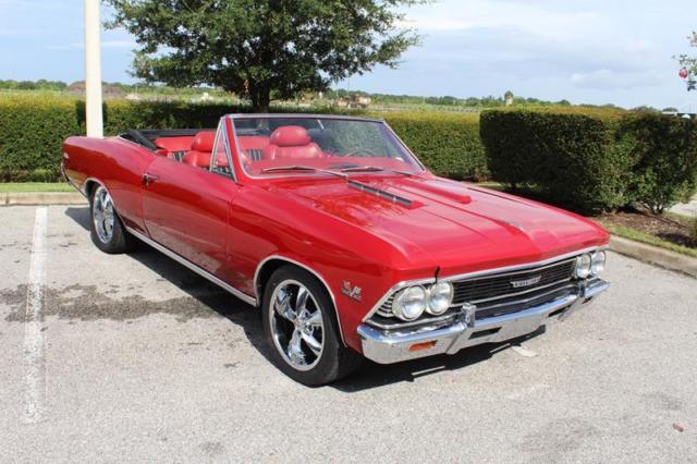 1966 Red Chevrolet Chevelle Coupe