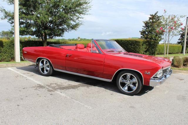 1966 Red Chevrolet Chevelle Coupe