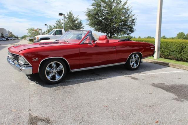 1966 Red Chevrolet Chevelle Coupe