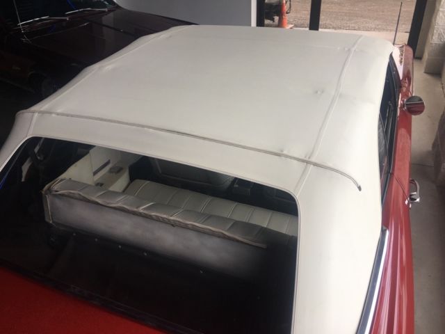 1966 Red Chevrolet Chevelle Convertible