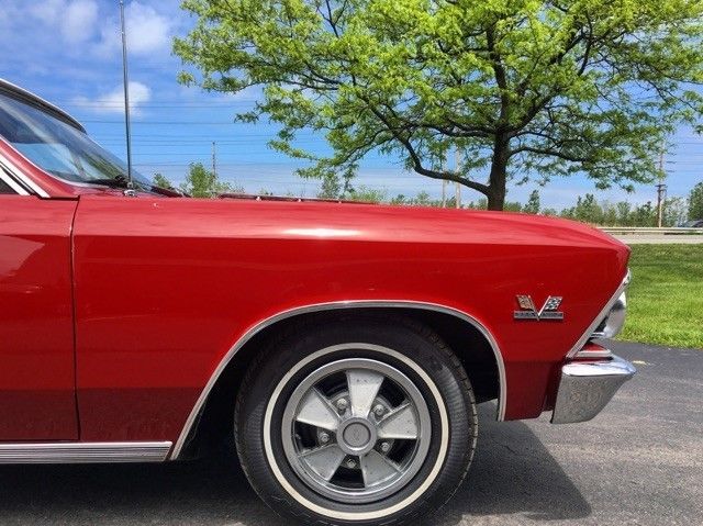1966 Red Chevrolet Chevelle Convertible
