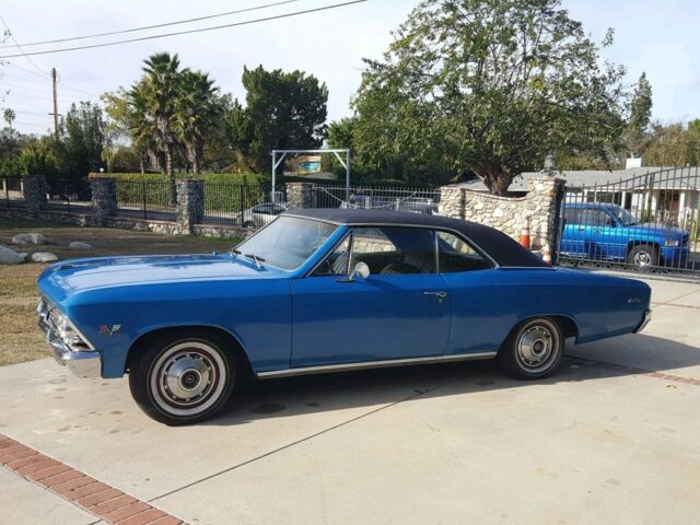 1966 Blue Chevrolet Chevelle Coupe