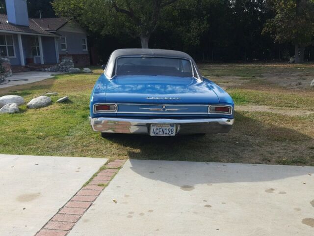 1966 Blue Chevrolet Chevelle Coupe