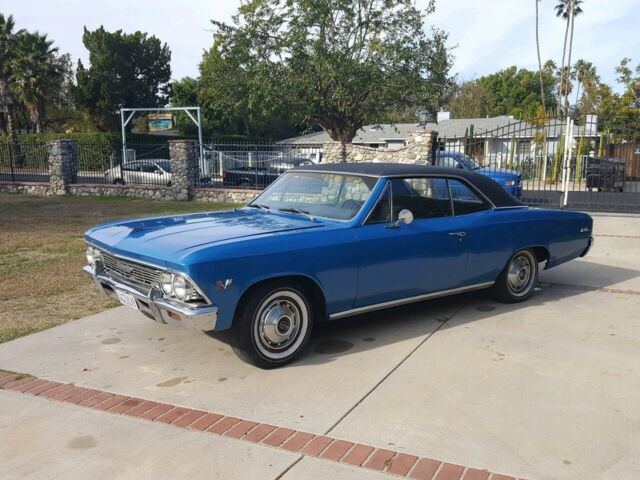 1966 Blue Chevrolet Chevelle Coupe
