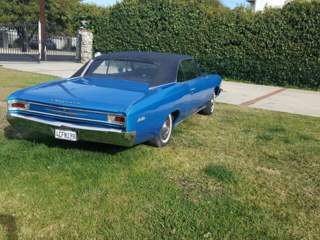 1966 Blue Chevrolet Chevelle Coupe