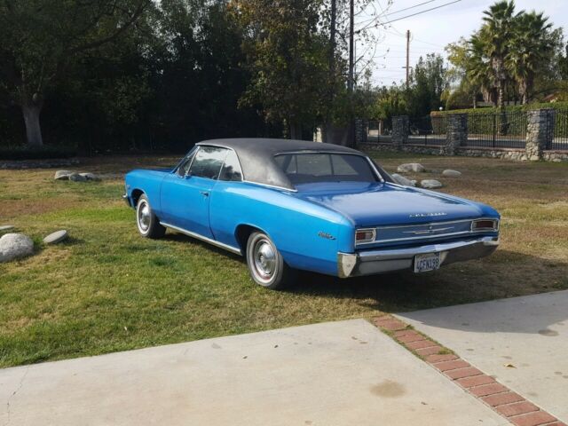 1966 Blue Chevrolet Chevelle Coupe