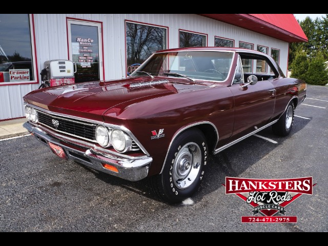 1966 Burgundy Chevrolet Chevelle --