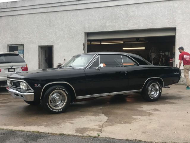 1966 Black Chevrolet Chevelle Coupe
