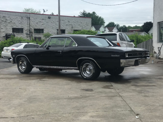 1966 Black Chevrolet Chevelle Coupe