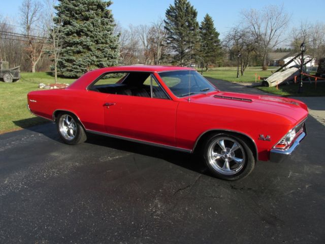 1966 Red Chevrolet Chevelle Coupe