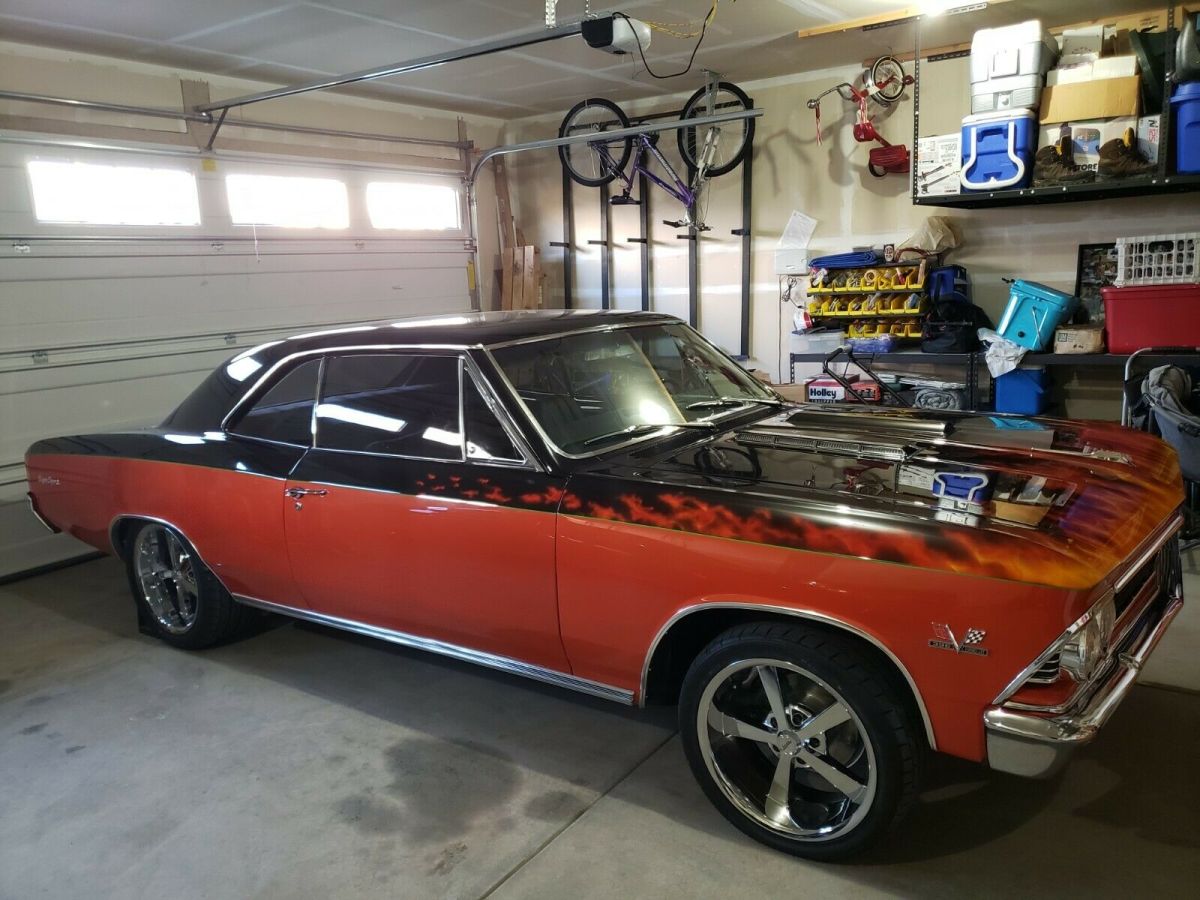 1966 Black/Orange Chevrolet Chevelle Coupe