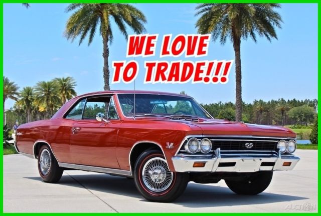 1966 Red Chevrolet Chevelle Coupe