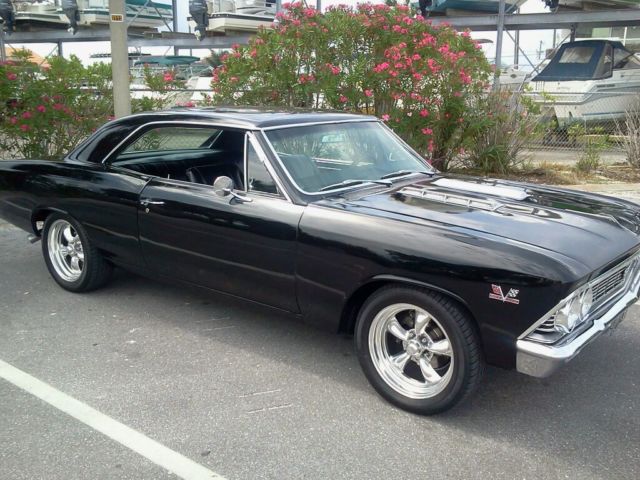 1966 Black Chevrolet Chevelle Coupe