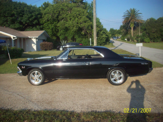 1966 Black Chevrolet Chevelle Coupe