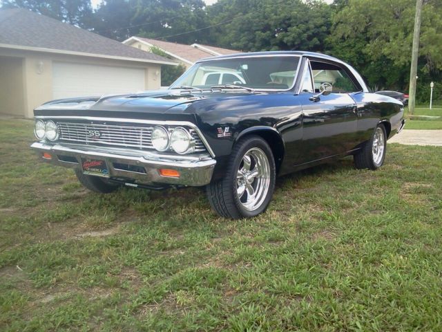 1966 Black Chevrolet Chevelle Coupe
