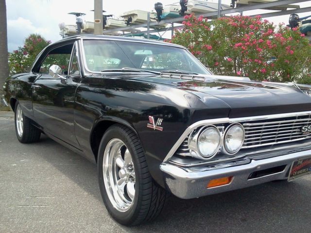 1966 Black Chevrolet Chevelle Coupe