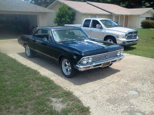1966 Black Chevrolet Chevelle Coupe