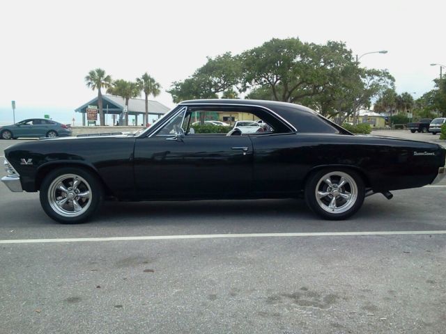 1966 Black Chevrolet Chevelle Coupe