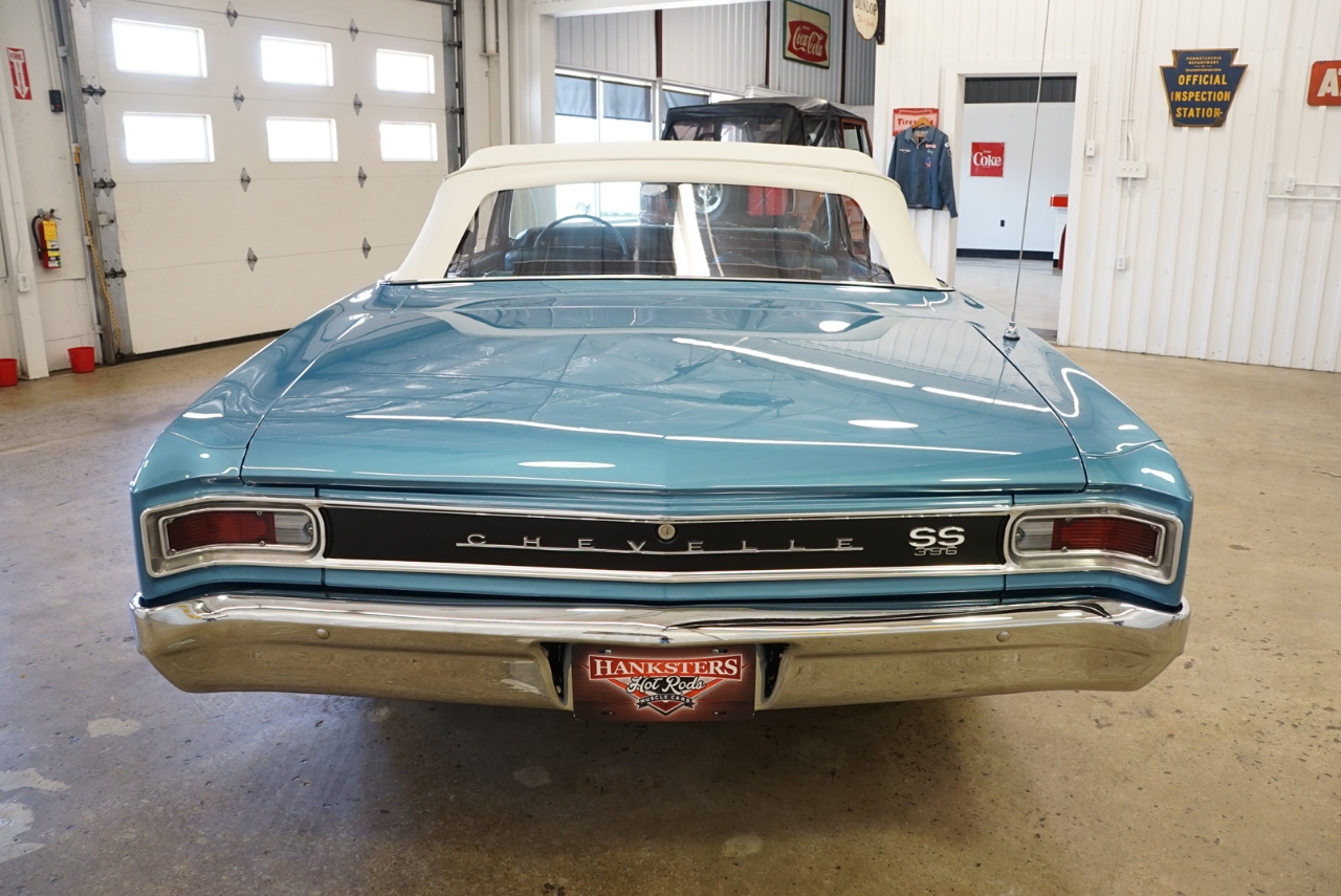 1966 Blue Chevrolet Chevelle Convertible