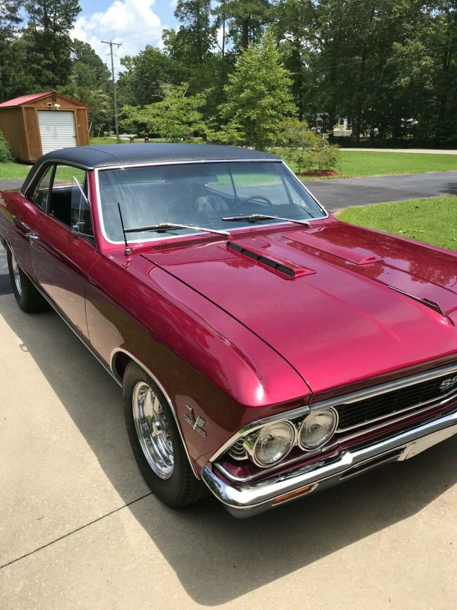 1966 Red Chevrolet Chevelle SS