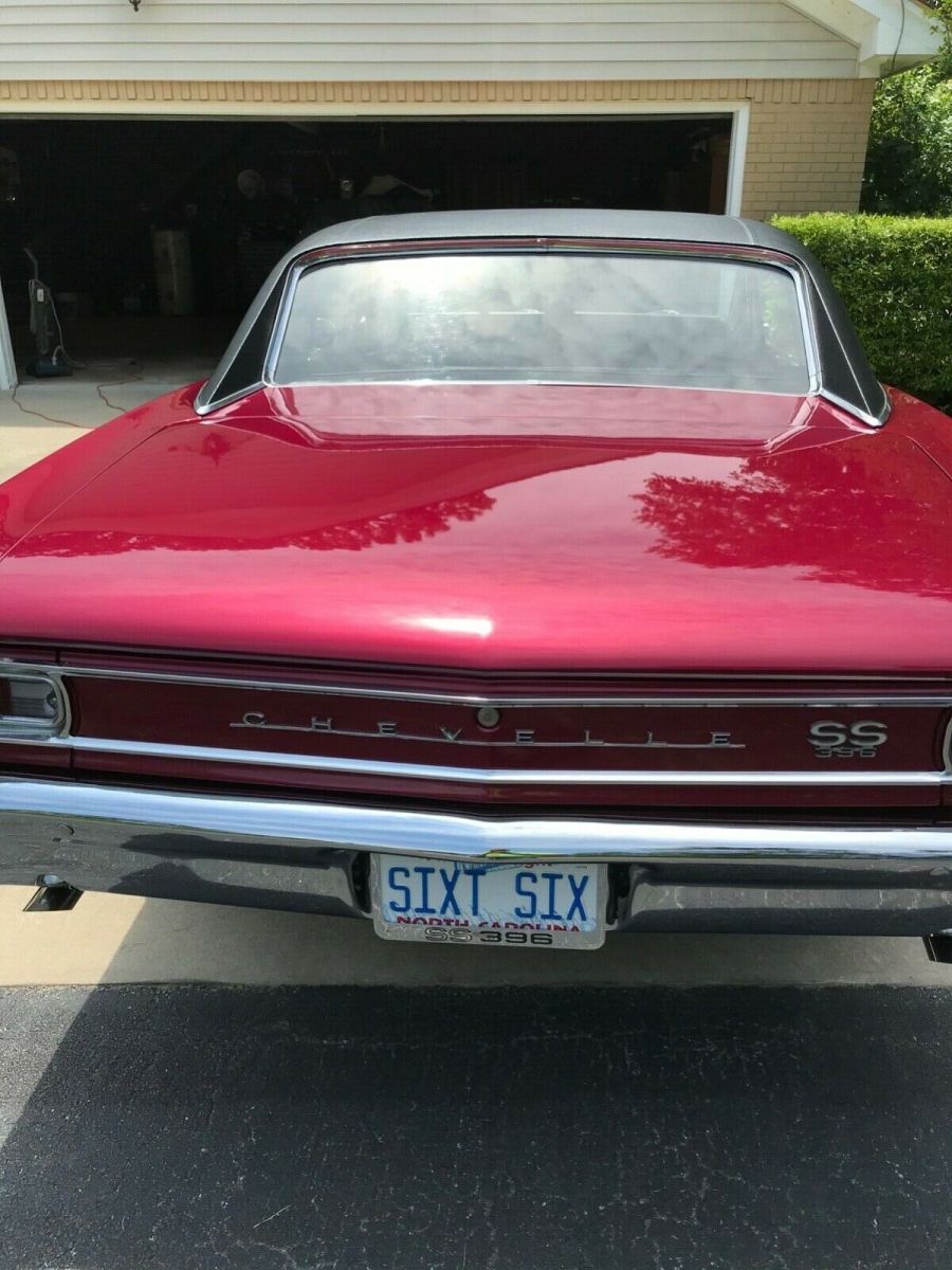 1966 Red Chevrolet Chevelle SS