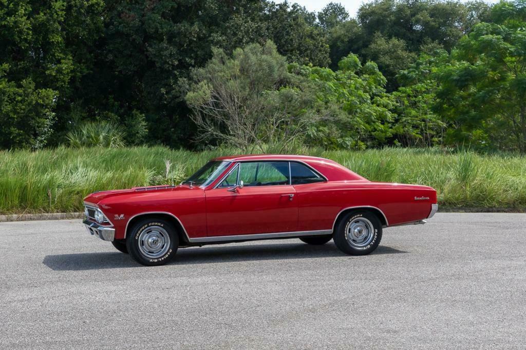 1966 Red Chevrolet Chevelle Super Sport