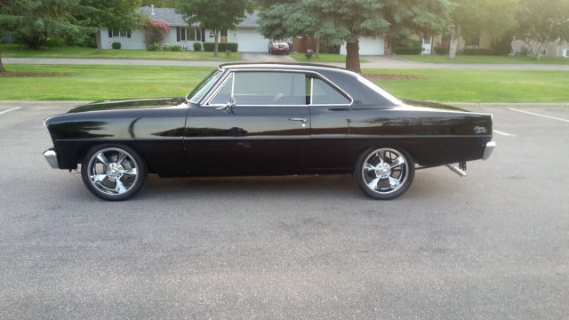 1966 Black Chevrolet Chevy II Coupe