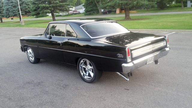 1966 Black Chevrolet Chevy II Coupe