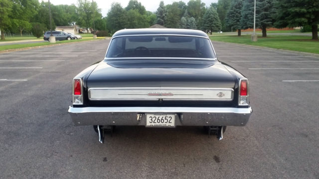 1966 Black Chevrolet Chevy II Coupe