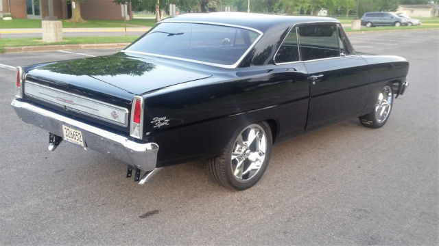 1966 Black Chevrolet Chevy II Coupe