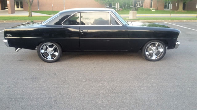 1966 Black Chevrolet Chevy II Coupe