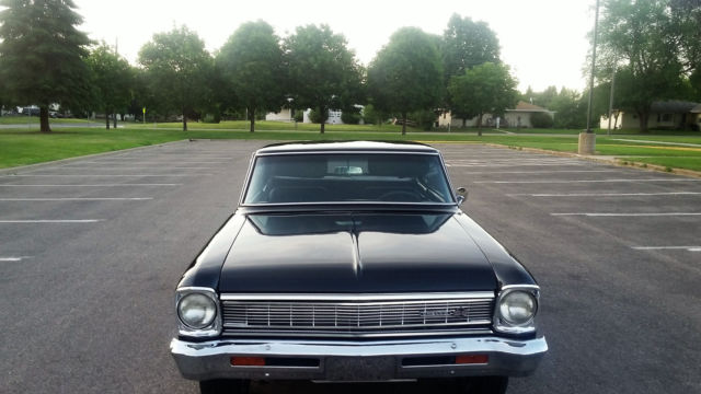 1966 Black Chevrolet Chevy II Coupe