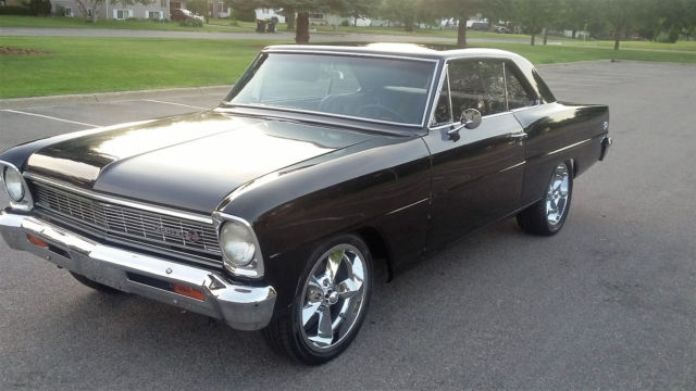 1966 Black Chevrolet Chevy II Coupe