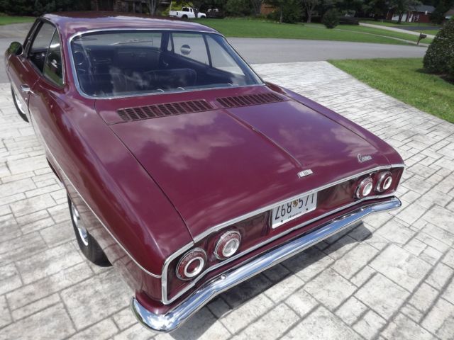 1965 Burgundy Chevrolet Corvair Coupe