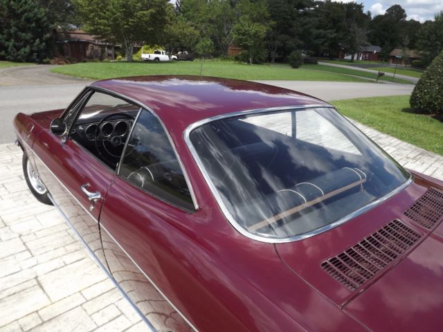 1965 Burgundy Chevrolet Corvair Coupe