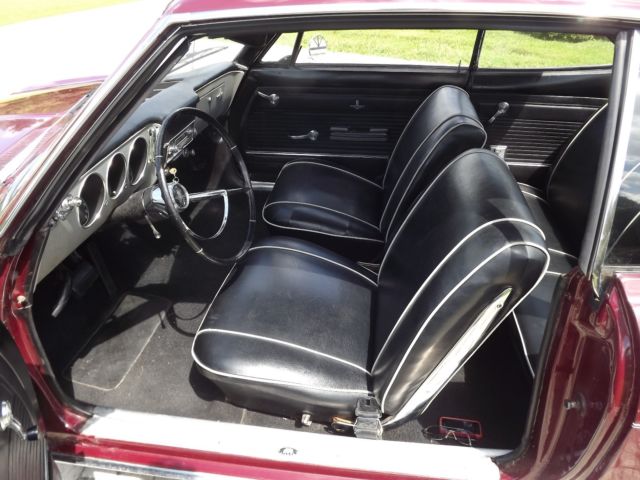 1965 Burgundy Chevrolet Corvair Coupe