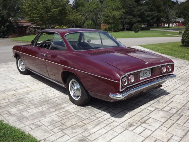 1965 Burgundy Chevrolet Corvair Coupe